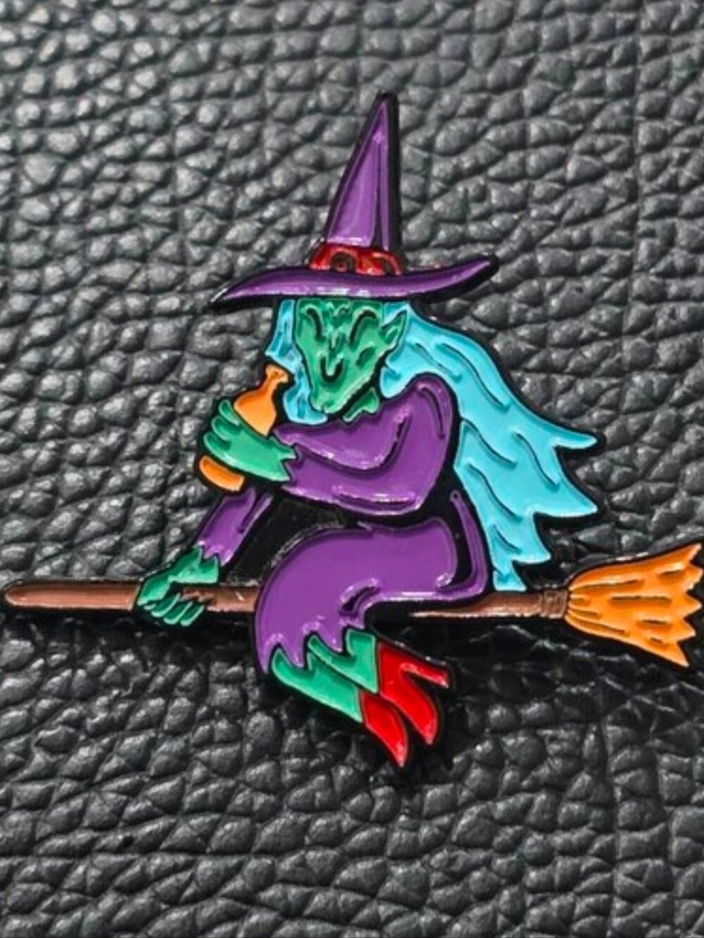Killstar Blockula Enamel Pin Green Purple Witch Lapel Alt Gothic Halloween NWT